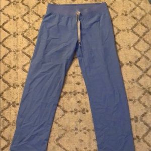 Light blue, basic petite FIGS scrub pants
